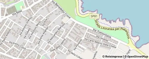 Mappa Porto Torres