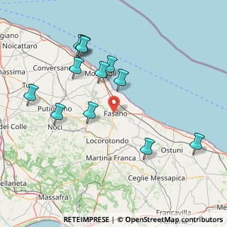 Mappa Via Galizia, 72015 Fasano BR, Italia (18.01667)