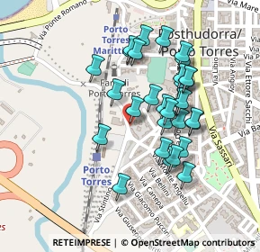 Mappa Via Fontana Vecchia, 07046 Porto Torres SS, Italia (0.19667)