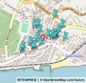 Mappa Via Antonio Cacciapuoti, 80078 Pozzuoli NA, Italia (0.1705)