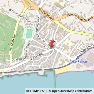 Mappa Via Miliscola,  131, 80078 Pozzuoli, Napoli (Campania)