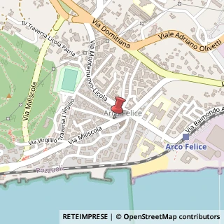 Mappa Via Miliscola, 282, 80078 Pozzuoli, Napoli (Campania)