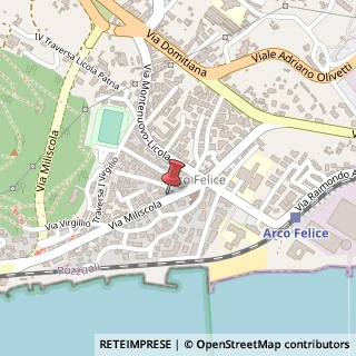 Mappa Via Miliscola, 154H, 80078 Pozzuoli, Napoli (Campania)