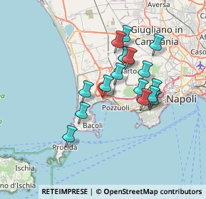 Mappa Via Cacciapuoti, 80078 Pozzuoli NA, Italia (6.41412)