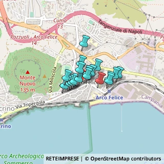 Mappa Via Cacciapuoti, 80078 Pozzuoli NA, Italia (0.2385)