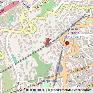 Mappa Via Privata del Parco Comola Ricci, 120/A, 80122 Napoli, Napoli (Campania)