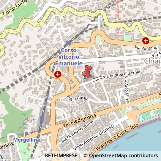 Mappa Via A. D'Isernia, 36, 80122 Napoli NA, Italia, 80122 Napoli, Napoli (Campania)