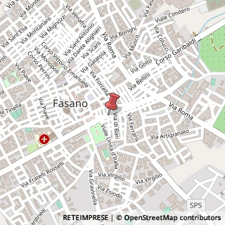 Mappa Via Nazionale dei Trulli, 108, 72015 Fasano, Brindisi (Puglia)
