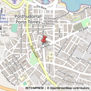 Mappa Via Ettore Sacchi, 88, 07046 Porto Torres, Sassari (Sardegna)