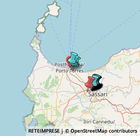 Mappa 07046 Porto Torres SS, Italia (13.0665)