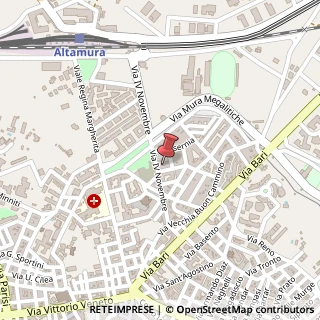 Mappa Via Bassano, 45, 70022 Altamura, Bari (Puglia)