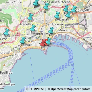 Mappa Via Megaride, 80132 Napoli NA, Italia (2.83667)