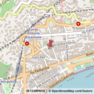 Mappa Via Andrea d'Isernia, 59, 80122 Napoli, Napoli (Campania)