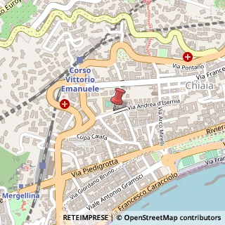 Mappa Via Andrea d'Isernia,  16, 80122 Napoli, Napoli (Campania)