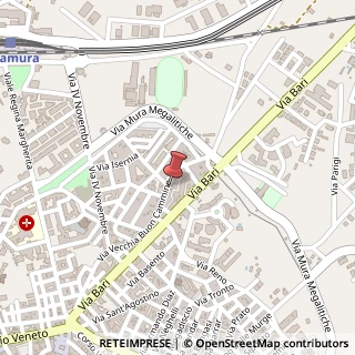 Mappa Via Vecchia Buoncammino, 105, 70022 Altamura, Bari (Puglia)