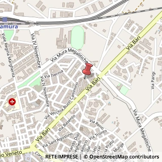 Mappa Via Vezzano, 11A, 70022 Altamura, Bari (Puglia)