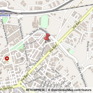 Mappa Via Vecchia Buoncammino, 144, 70022 Altamura, Bari (Puglia)