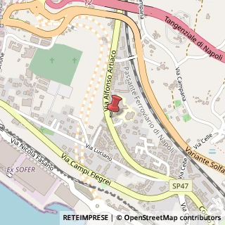 Mappa Via Alfonso Artiaco, 106, 80078 Pozzuoli, Napoli (Campania)