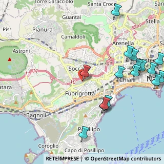 Mappa Via Domenico Quaranta, 80126 Napoli NA, Italia (2.935)