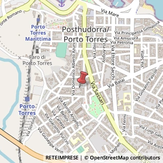Mappa Via Giosuè Carducci, 5, 07046 Porto Torres, Sassari (Sardegna)