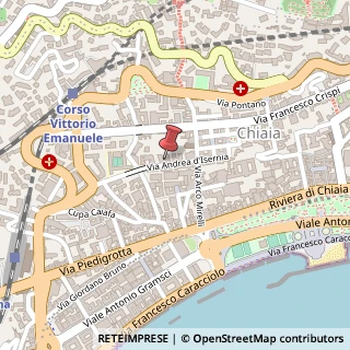 Mappa Via Andrea d'Isernia, 20, 80122 Napoli, Napoli (Campania)