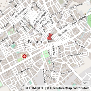 Mappa Via San Nicola, 12, 72015 Fasano, Brindisi (Puglia)