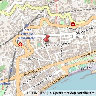 Mappa Via Andrea d'Isernia, 24, 80122 Napoli, Napoli (Campania)