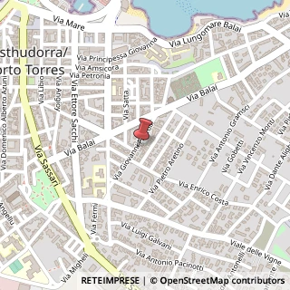 Mappa Via Giovanni Pascoli, 11, 07046 Porto Torres, Sassari (Sardegna)
