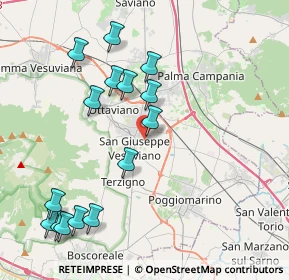 Mappa Via Perilli di Sopra, 80047 San Giuseppe Vesuviano NA, Italia (4.83867)