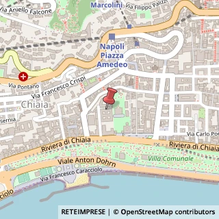 Mappa Via Rione Sirignano, 10, 80121 Napoli, Napoli (Campania)