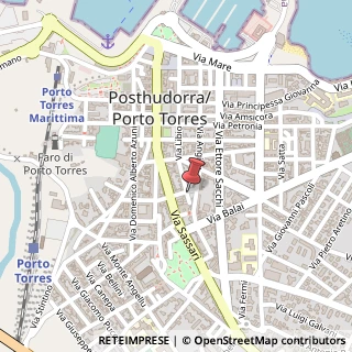 Mappa Via Libio, 127, 07046 Porto Torres, Sassari (Sardegna)