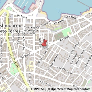 Mappa Via Balai, 50, 07046 Porto Torres, Sassari (Sardegna)