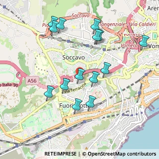 Mappa Via Porcelli Nicola e Tullio, 80126 Napoli NA, Italia (1.08786)