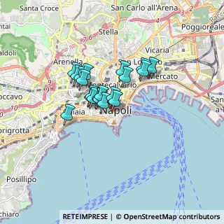 Mappa Vico Egiziaca a Pizzofalcone, 80132 Napoli NA, Italia (1.2145)