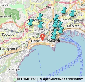 Mappa Via S. Pasquale, 80100 Napoli NA, Italia (1.8625)