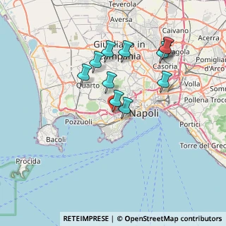 Mappa Viale Maria Bakunin, 80125 Napoli NA, Italia (7.17455)