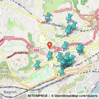 Mappa Viale Maria Bakunin, 80125 Napoli NA, Italia (1.1065)