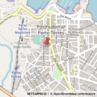 Mappa Via Colonia Romana, 30, 07046 Porto Torres, Sassari (Sardegna)