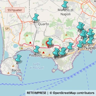 Mappa Contrada Pisciarelli, 80078 Pozzuoli NA, Italia (5.1995)
