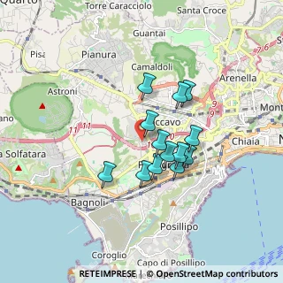 Mappa Via Vincenzo Tiberio, 80126 Napoli NA, Italia (1.37692)