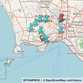 Mappa Via Vincenzo Tiberio, 80126 Napoli NA, Italia (7.19364)