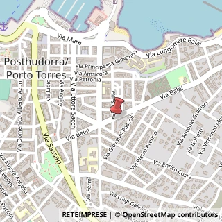 Mappa Via S. Satta, 21/A, 07046 Porto Torres, Sassari (Sardegna)