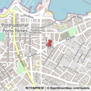 Mappa Via Balai, 54, 07046 Porto Torres, Sassari (Sardegna)