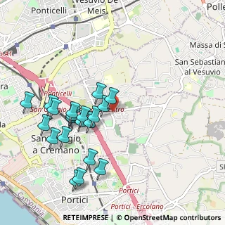 Mappa Via di Vittorio Giuseppe, 80046 San Giorgio a Cremano NA, Italia (1.0765)