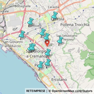 Mappa Via Giuseppe Di Vittorio, 80046 San Giorgio a Cremano NA, Italia (1.80818)