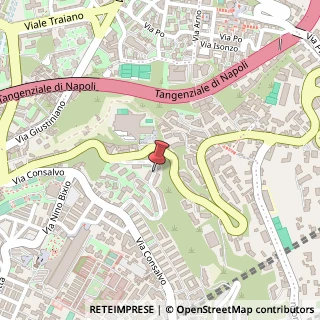 Mappa Via caravaggio michelangelo 214, 80126 Napoli, Napoli (Campania)