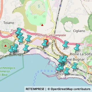 Mappa Viale Cimitero, 80078 Pozzuoli NA, Italia (1.3145)