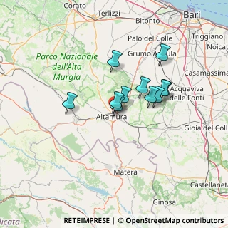 Mappa Via Maestri del Lavoro, 70022 Altamura BA, Italia (10.8)
