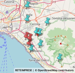 Mappa Via della Barcaiola, 80056 Ercolano NA, Italia (3.30727)