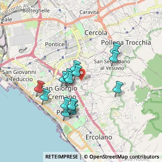 Mappa Via Gennaro Capuozzo, 80046 San Giorgio a Cremano NA, Italia (1.71313)